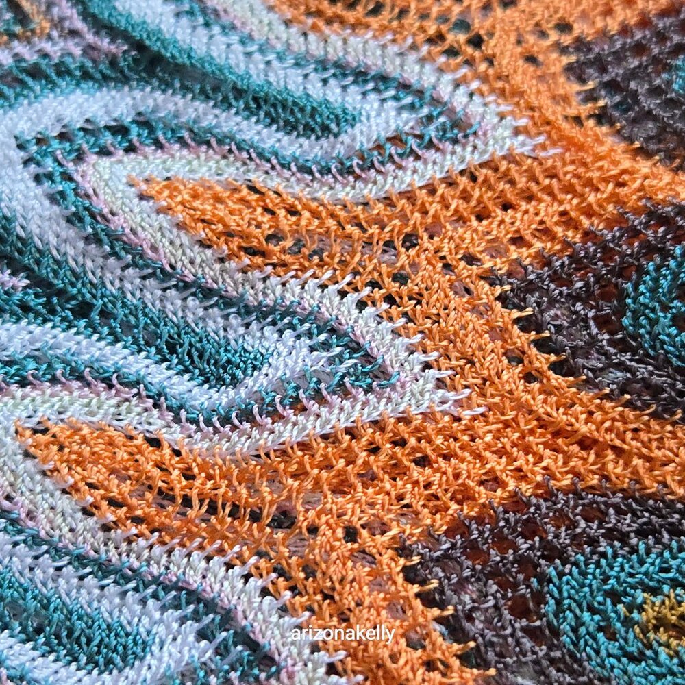 NWOT Missoni Crochet Open Weave Scarf - Picture 13 of 14